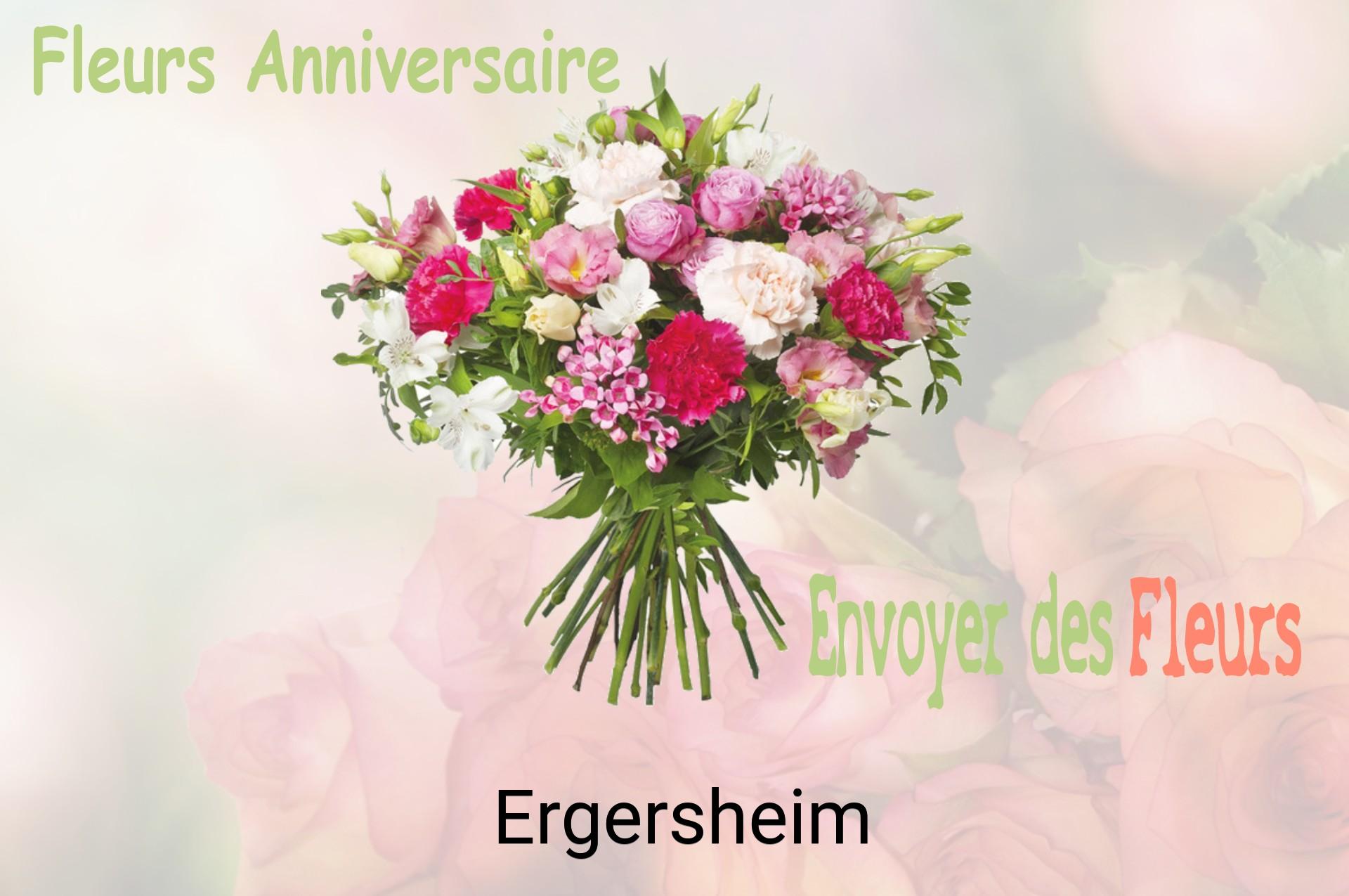 Bouquet de fleurs d’anniversaire livré à Ergersheim