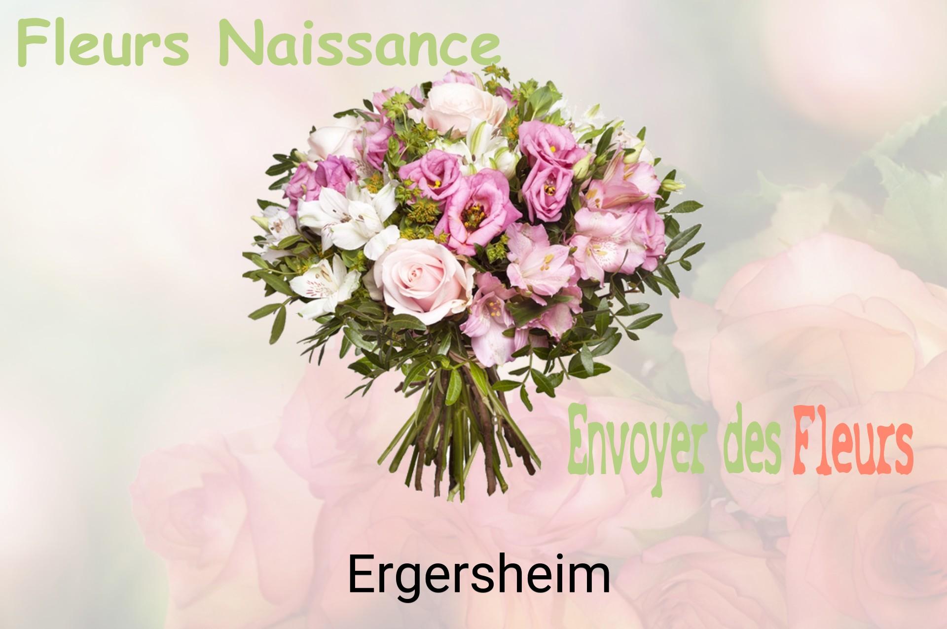 Bouquet de fleurs de naissance livré à Ergersheim